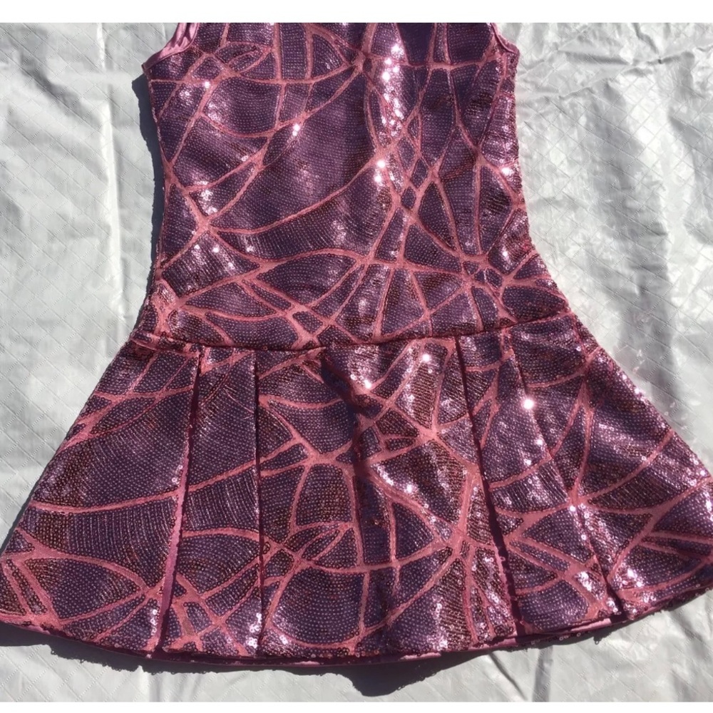 DOLLS & DIVA **Sequined Pink Party Dress***$145 - Picture 2 of 7